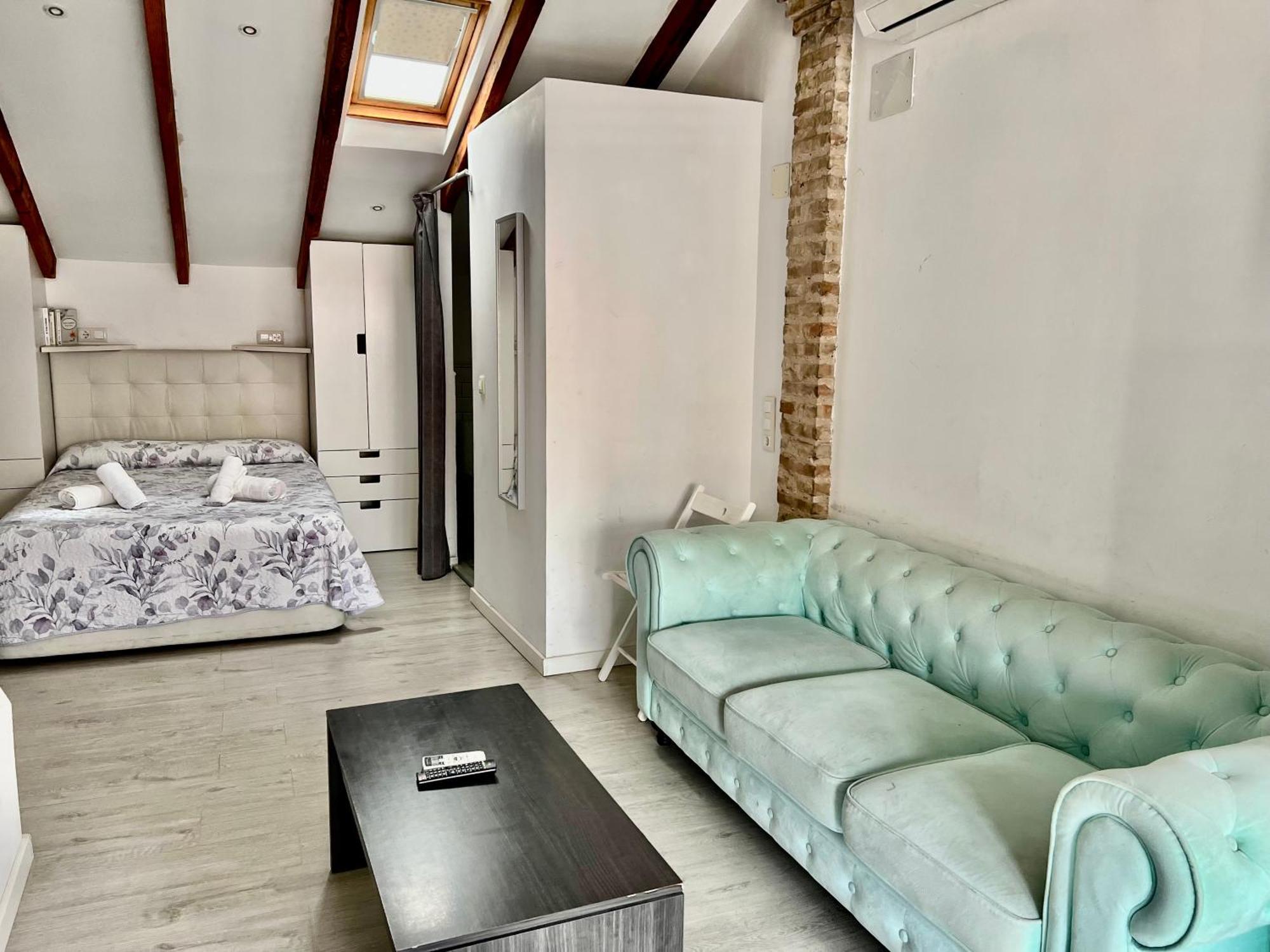 Estudio Para Parejas Con Terraza En La Playa Valencia Eksteriør billede