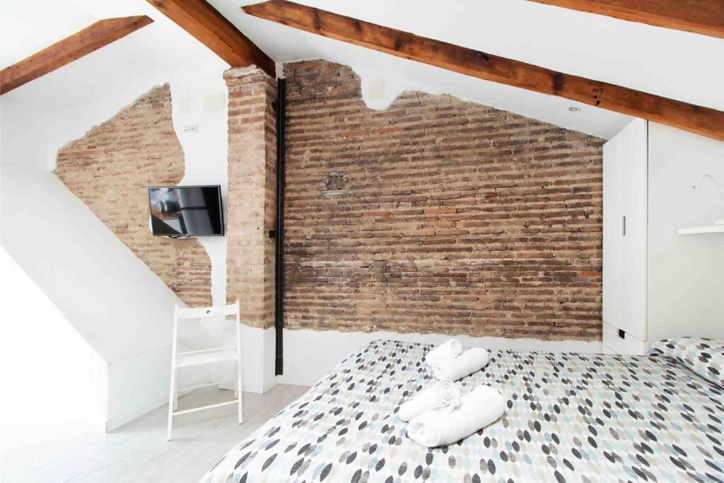 Estudio Para Parejas Con Terraza En La Playa Valencia Eksteriør billede