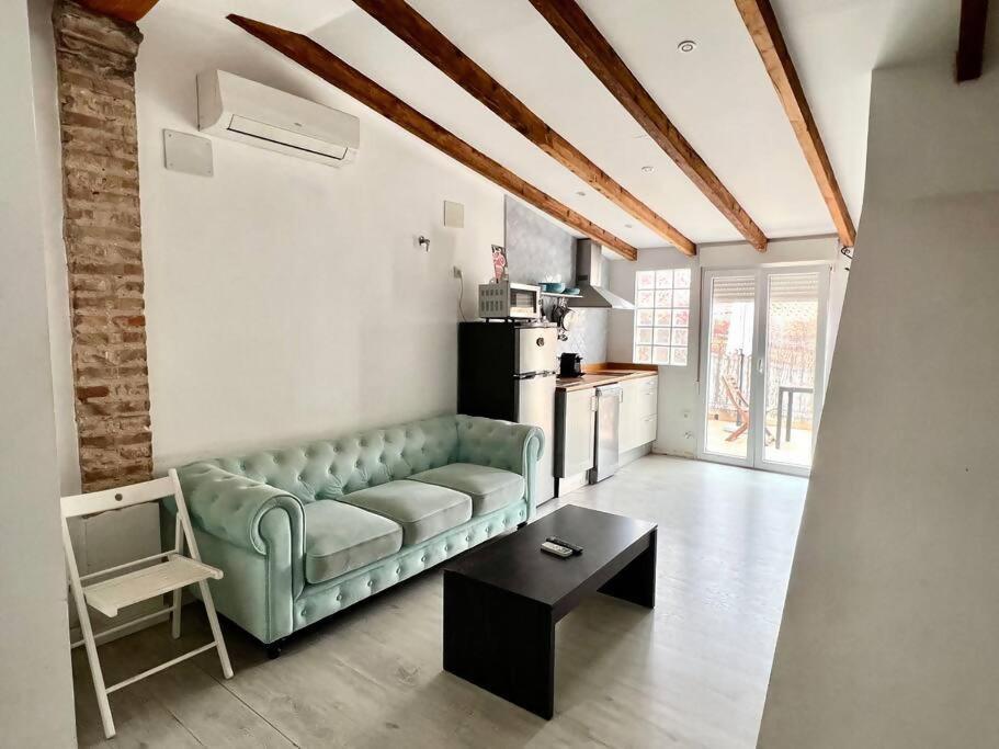 Estudio Para Parejas Con Terraza En La Playa Valencia Eksteriør billede