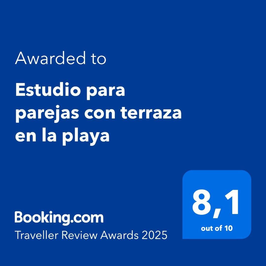 Estudio Para Parejas Con Terraza En La Playa Valencia Eksteriør billede